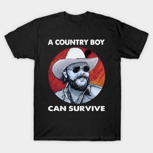 A country boy hank vintage retro T-Shirt